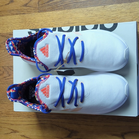 NIB FARM Rio Cloudfoam Pure SPW Shoe Adidas Collaboration Women's Size 9 White - Picture 4 of 14